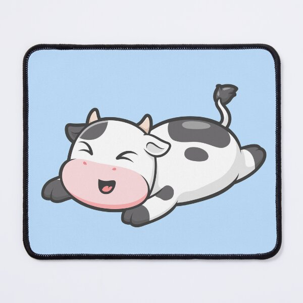 Item preview, "Cute Cow Laying Down: Cartoon Vector Icon Illustration" designed and sold by hjian8219.