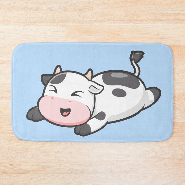 Item preview, "Cute Cow Laying Down: Cartoon Vector Icon Illustration" designed and sold by hjian8219.