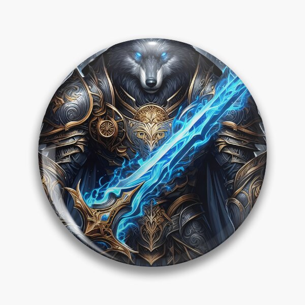 Item preview, Cosmic Wolf Warrior designed and sold by Black Wolf Style.