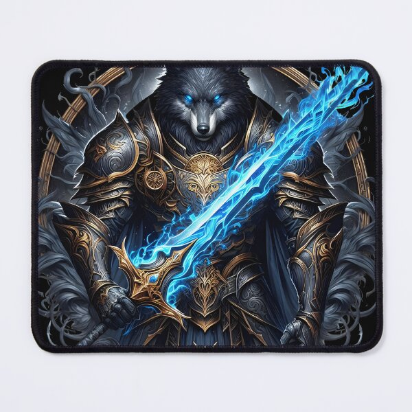 Item preview, Cosmic Wolf Warrior designed and sold by Black Wolf Style.