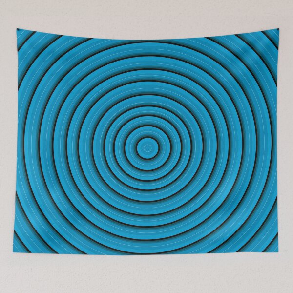 Item preview, Colors waves (Cyan) designed and sold by Nell-e.