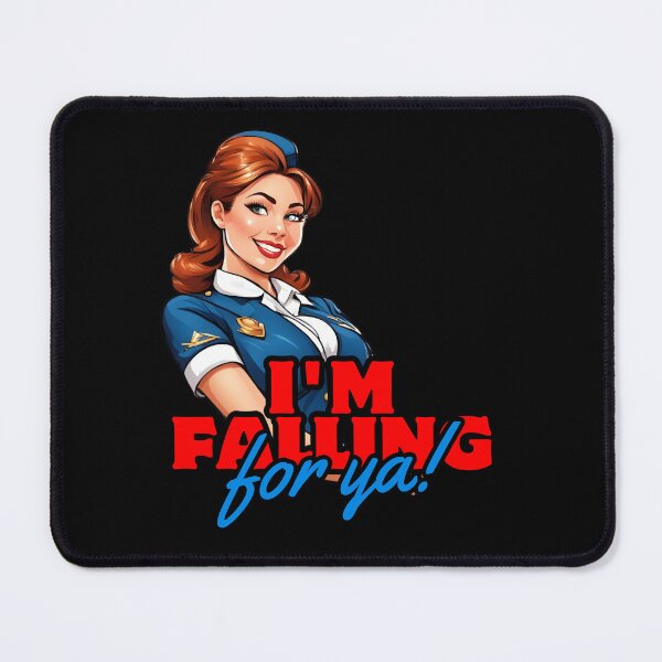 Item preview, I'm falling for you. Stewardess at Work designed and sold by Aquillashop.