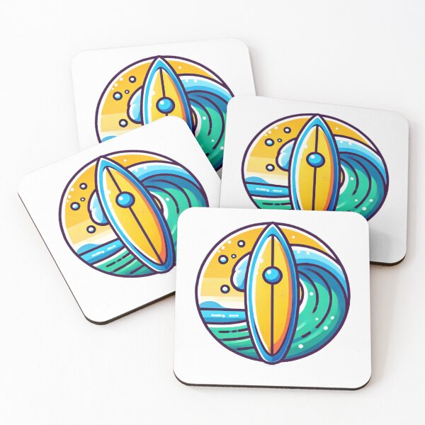 Item preview, Surf logo stickers v17 designed and sold by cj-digital.
