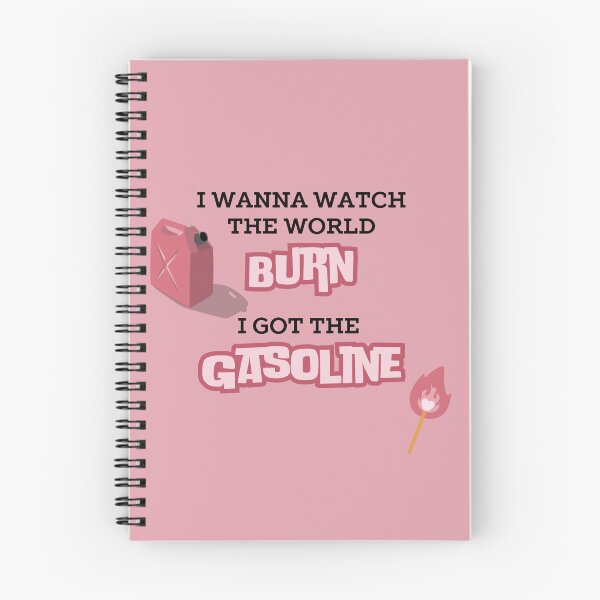 Item preview, World Burn, Mean girls song quote designed and sold by MusicalCreator.