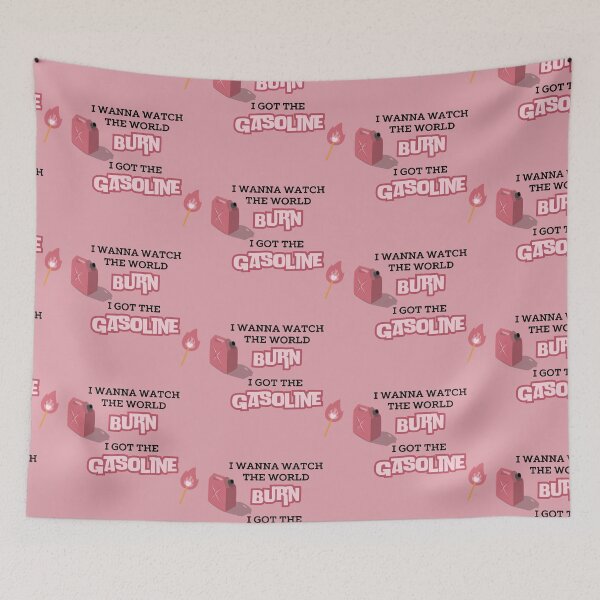 Item preview, World Burn, Mean girls song quote designed and sold by MusicalCreator.