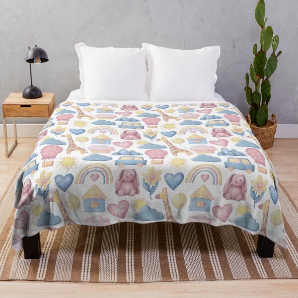 Item preview, Cute Colorful New Baby Illustration Pattern  designed and sold by LMStudioDesigns.