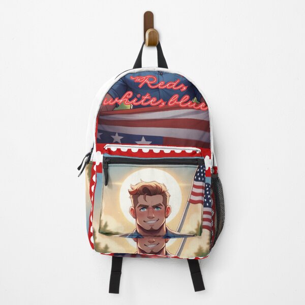 Item preview, Red white blue Stars Stripes 4th July celebration vibe designed and sold by luiddesigns.