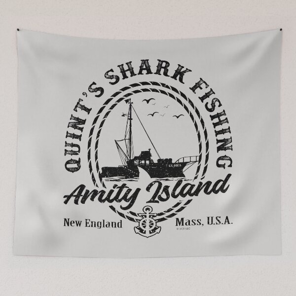 Item preview, Quint's Shark Fishing (Universal © UCS LLC) Lts designed and sold by Alema Art.