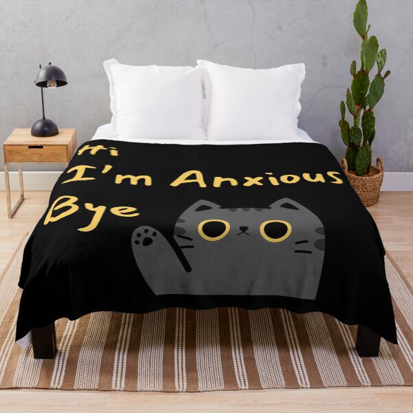 Item preview, Hi. I’m Anxious. Bye. designed and sold by UNK-Fatigues.