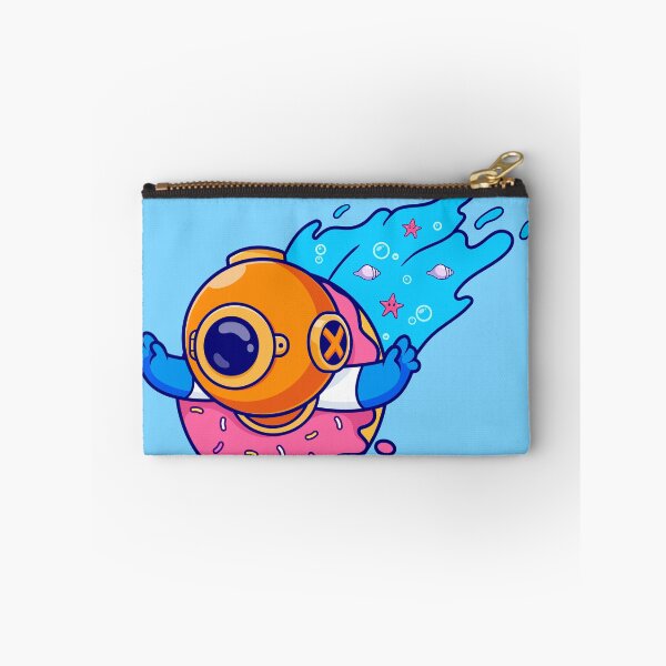 Item preview, "Cute Diver Donut: Cartoon Vector Icon Illustration" designed and sold by hjian8219.