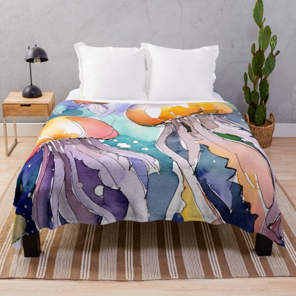 Item preview, Jellyfish in the sea designed and sold by hhh-art.