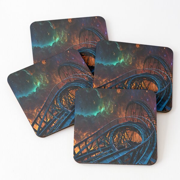 Item preview, Galactic rollercoaster ride into the sea of stars designed and sold by My-Mystic-World.