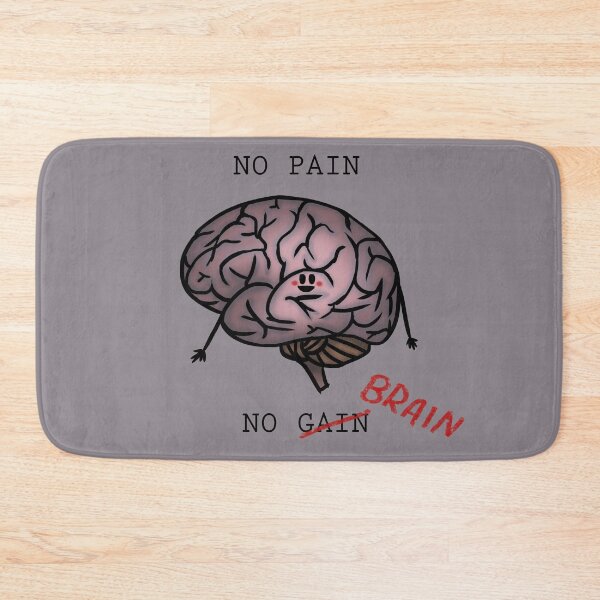 Item preview, No Pain, No Brain (Cute vers.) designed and sold by onefredband.
