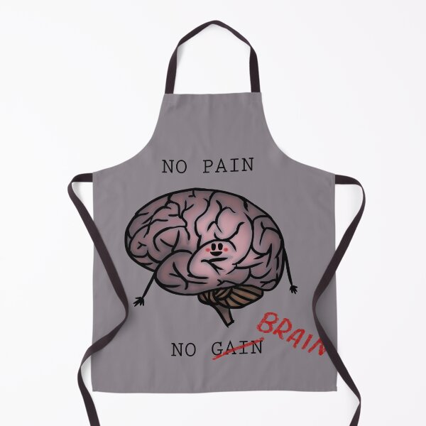 Item preview, No Pain, No Brain (Cute vers.) designed and sold by onefredband.