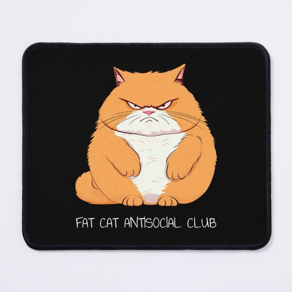 Item preview, Fat Cat Antisocial Club designed and sold by claudiatoman.