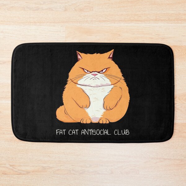 Item preview, Fat Cat Antisocial Club designed and sold by claudiatoman.