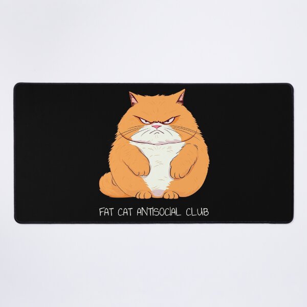 Item preview, Fat Cat Antisocial Club designed and sold by claudiatoman.