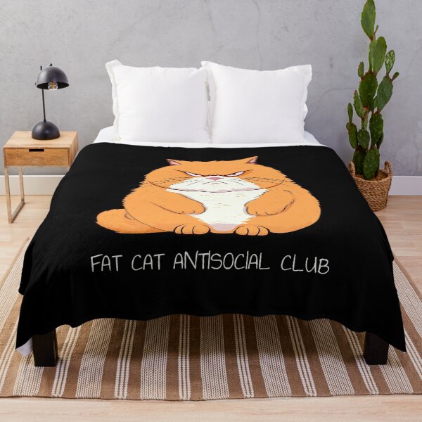Item preview, Fat Cat Antisocial Club designed and sold by claudiatoman.