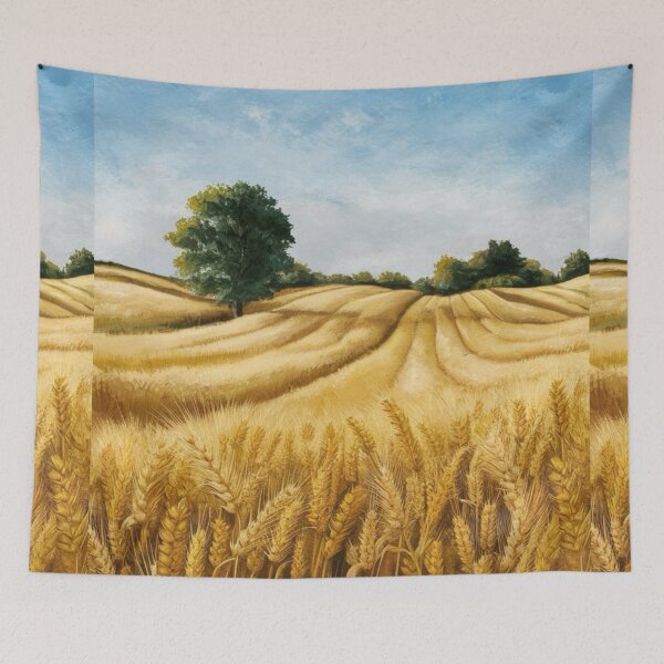 Item preview, Golden Wheat Fields of Provence, France  designed and sold by CARRAANN.