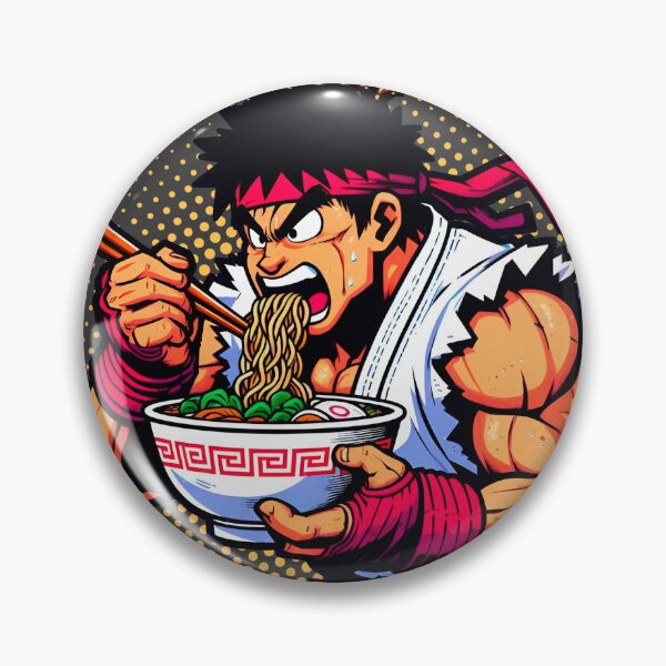 Item preview, Angry wrestler eating ramen designed and sold by maurirocha.