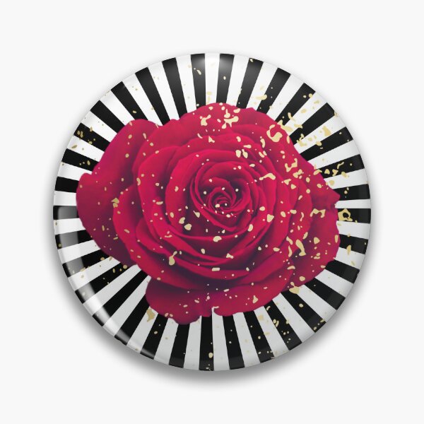 Item preview, Red Rose with Black Stripes designed and sold by becca6125.