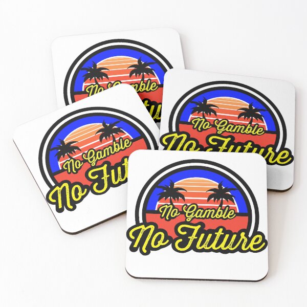Item preview, No Gamble No Future - Sunset designed and sold by fullrangepoker.