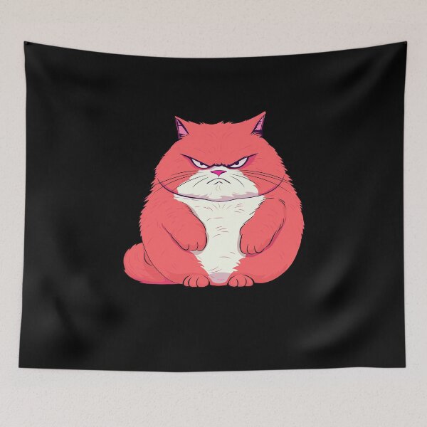 Item preview, Fat Grumpy Cat designed and sold by claudiatoman.