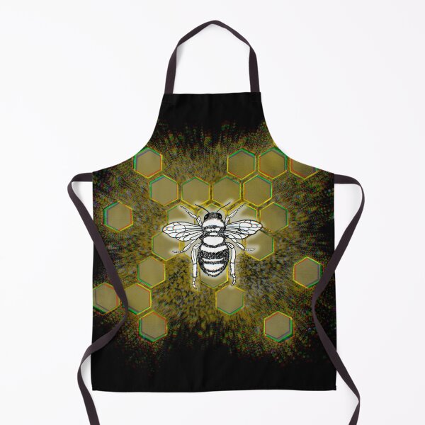 Item preview, Bee with glitchy honeycomb designed and sold by MoonLilly18.