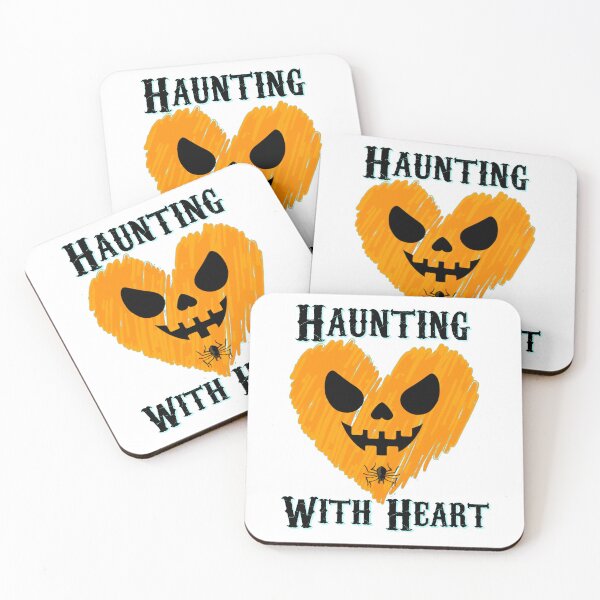 Item preview, Haunting With Heart Black designed and sold by uzasynystersyn.