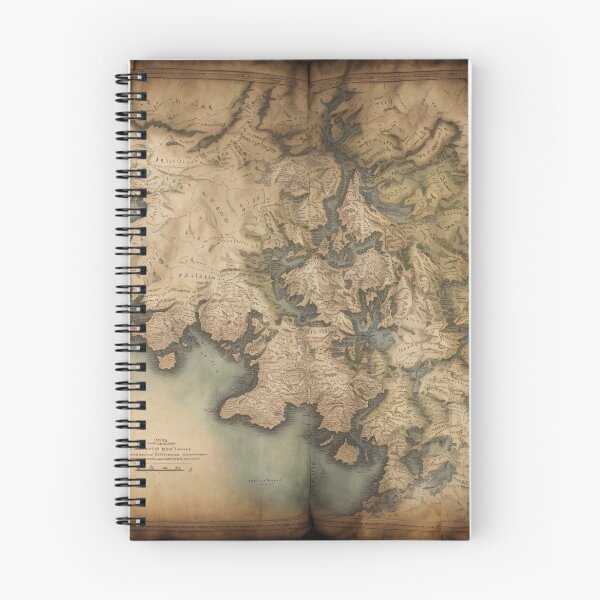 Item preview, Ancient Fantasy Map of Lore - 6 designed and sold by nyathiwa.