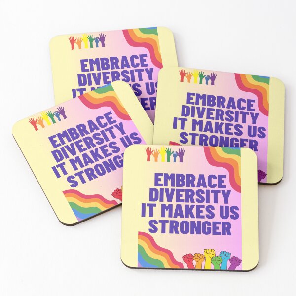 Item preview, Pride | Embrace Diversity, It Makes Us Stronger designed and sold by DJ-Portable.