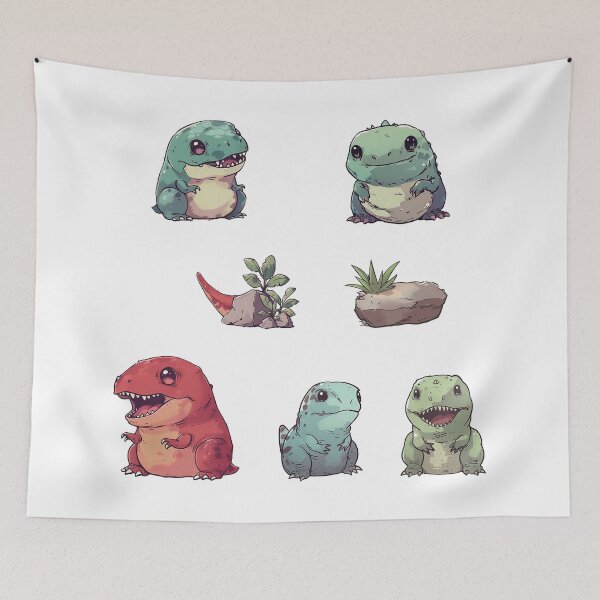 Item preview, Tiny Dinos 2 Sticker Pack designed and sold by Colton Rodie.