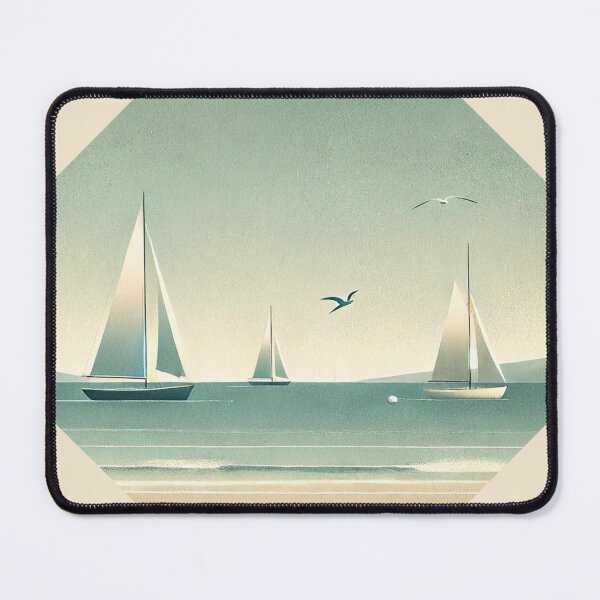Item preview, Vintage Sailboat, Hamptons Scene designed and sold by CrypRenaissance.