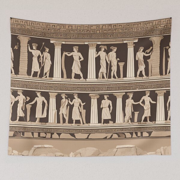 Item preview, Ancient Greek Treasures: Artistic Patterns designed and sold by palavar.
