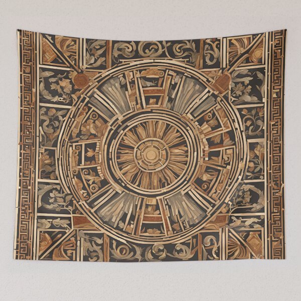 Item preview, Ancient Roman Mosaic Patterns: Timeless Masterpieces designed and sold by palavar.