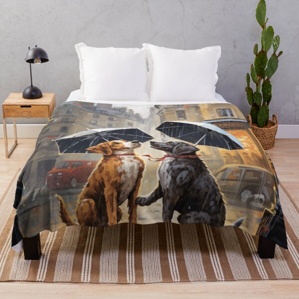 Item preview, Dogs Playing In The Rain designed and sold by Rtymer.