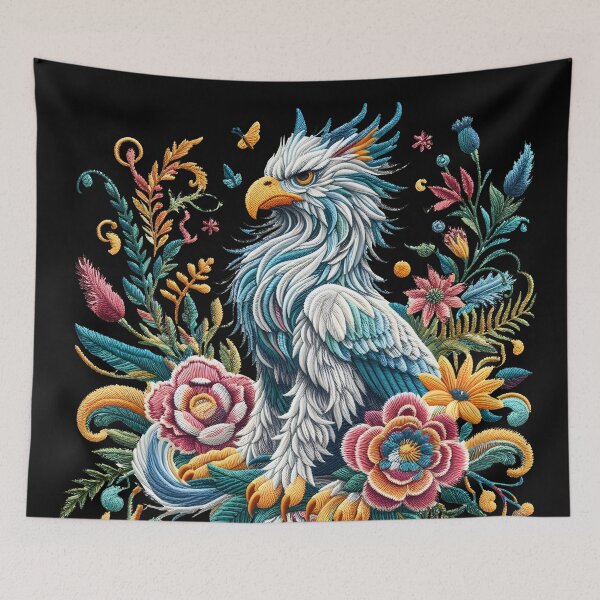 Item preview, griffon embroidery designed and sold by aliraweb.
