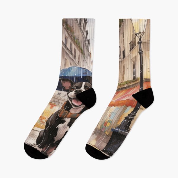Item preview, Dogs Playing In The Rain designed and sold by Rtymer.