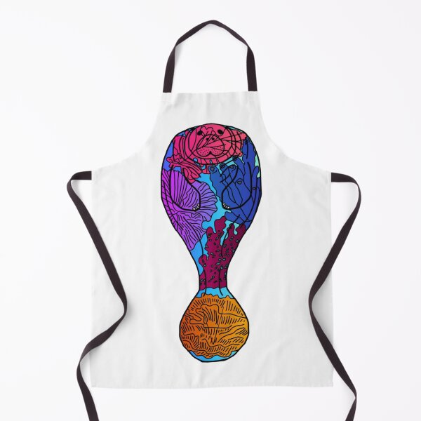Item preview, Coral Crazy Manatee designed and sold by Allysha Lazar.
