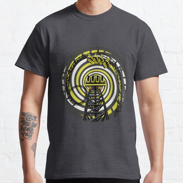SMILE FOREVER Shirt Design - Black and Yellow Gerstlauer Infinity Coaster Classic T-Shirt