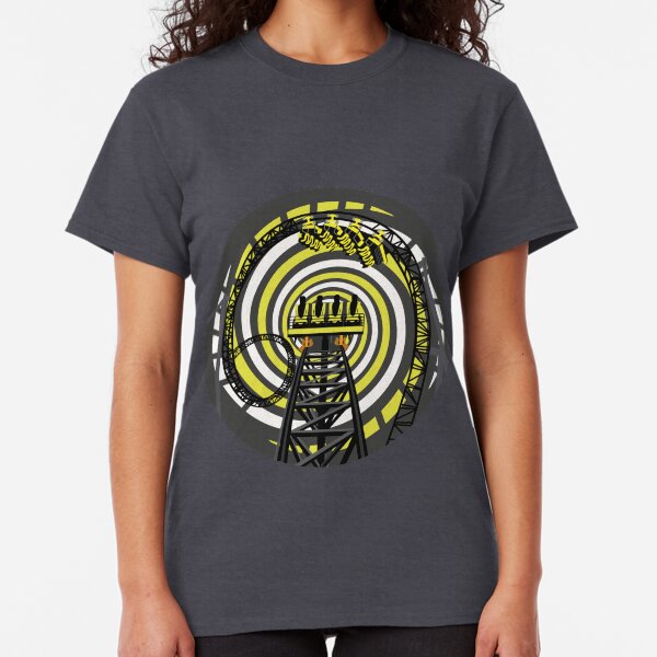 SMILE FOREVER Shirt Design - Black and Yellow Gerstlauer Infinity Coaster Classic T-Shirt