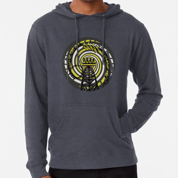 SMILE FOREVER Shirt Design - Black and Yellow Gerstlauer Infinity Coaster Lightweight Hoodie