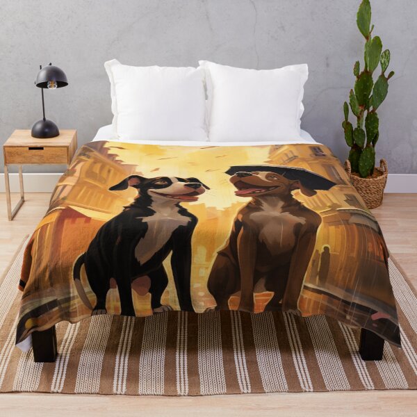Item preview, Dogs Playing In The Rain designed and sold by Rtymer.
