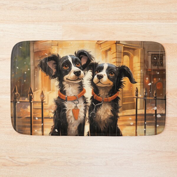 Item preview, Dogs Playing In The Rain designed and sold by Rtymer.