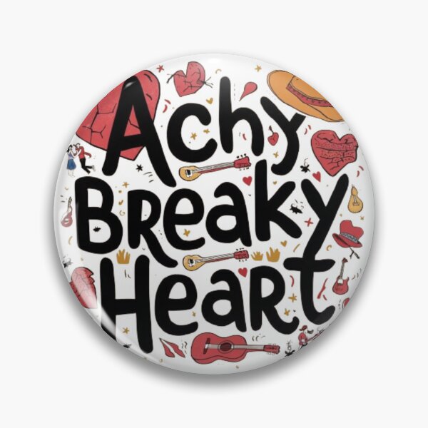 Item preview, Achy Breaky Heart designed and sold by SztylishDesigns.