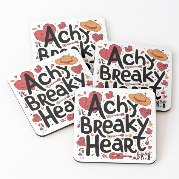 Item preview, Achy Breaky Heart designed and sold by SztylishDesigns.