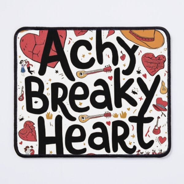 Item preview, Achy Breaky Heart designed and sold by SztylishDesigns.