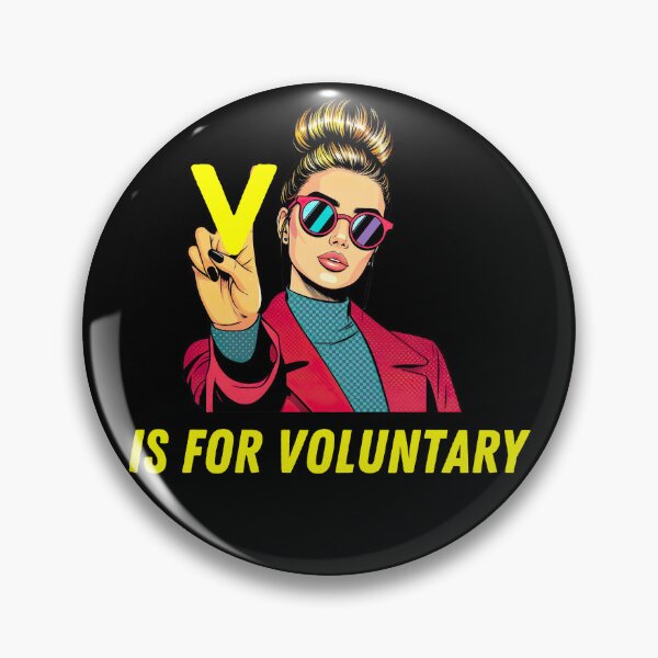 Item preview, V Is For Voluntary, Voluntaryism, Pop Art, Peace Shirt designed and sold by Blue-Dazzle.