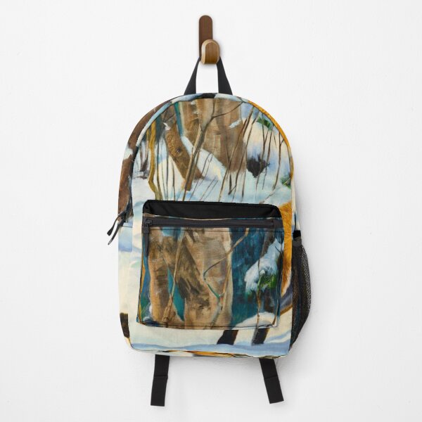 Item preview, Fox Portrait. Winter season, snowy fox, vintage fox, fox painting, Paul Cezanne style designed and sold by FoxVibes.