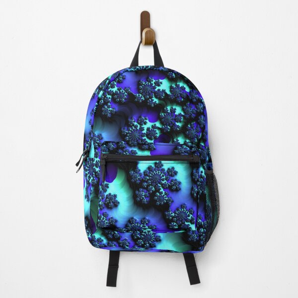 Item preview, Mandelbrot 34 - Surreal blue-purple vegetable-like radial fractal shape designed and sold by Draeger0.